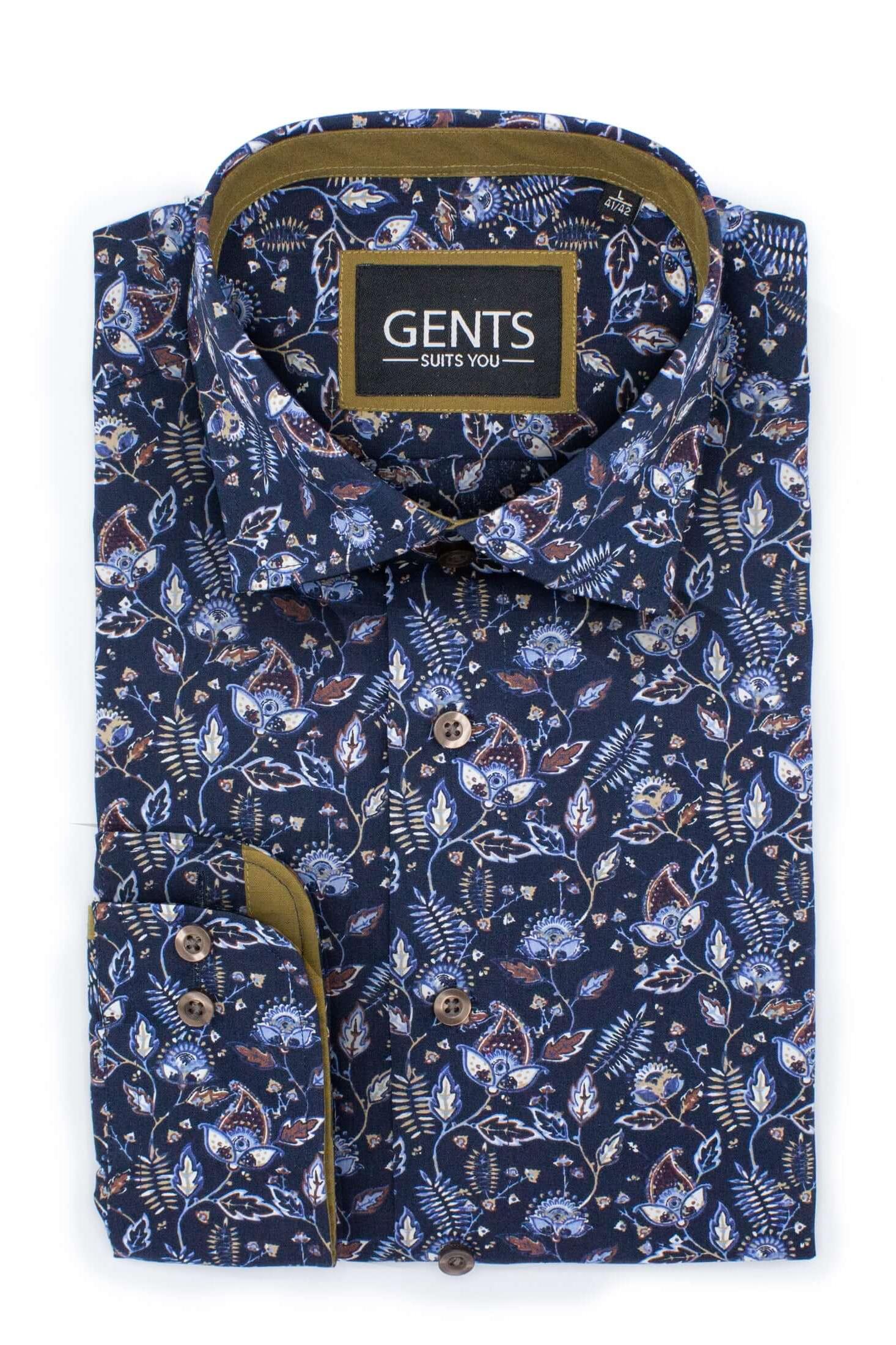 Overhemd Flowerprint multicolor met bloemendessin, perfecte keuze voor een trendy look.