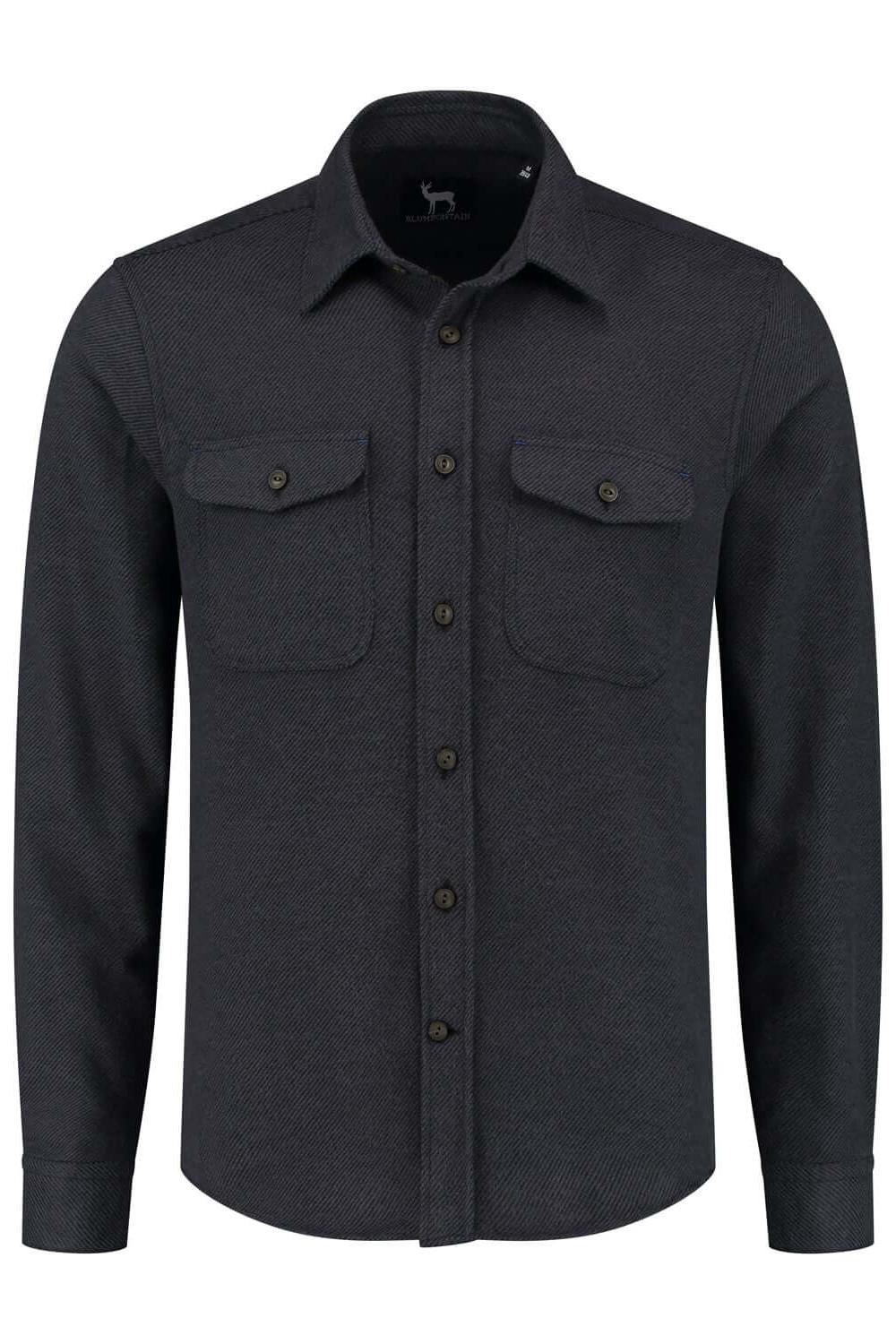 Overshirt antra, katoenen overshirt met knopen en twee borstzakken, ademend comfort.