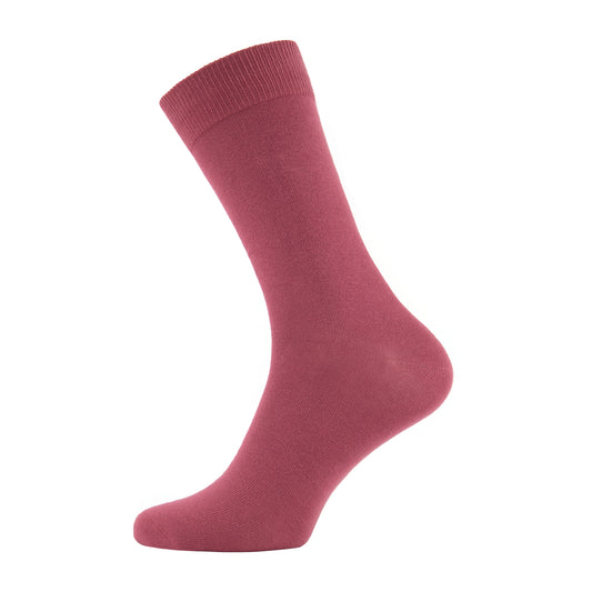 Socks stone red