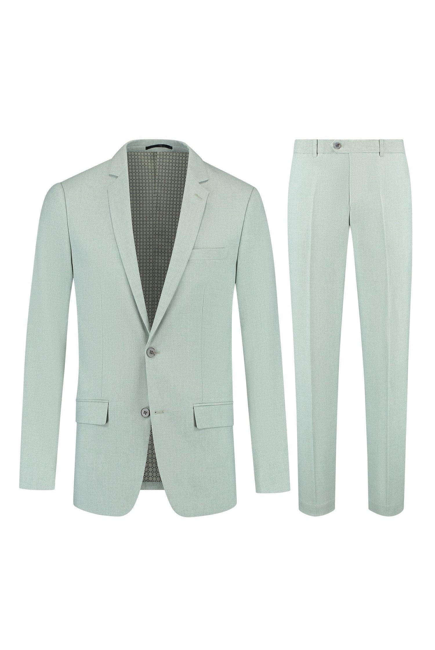 Pak 2-delig dusty groen