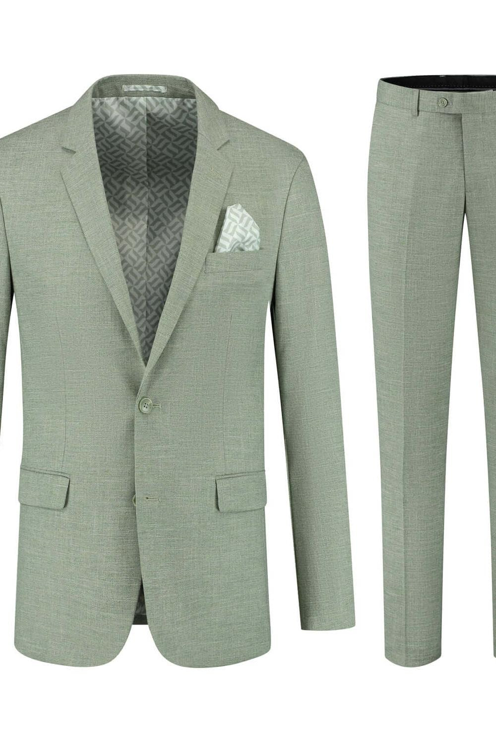 Pak linnenlook saliegroen