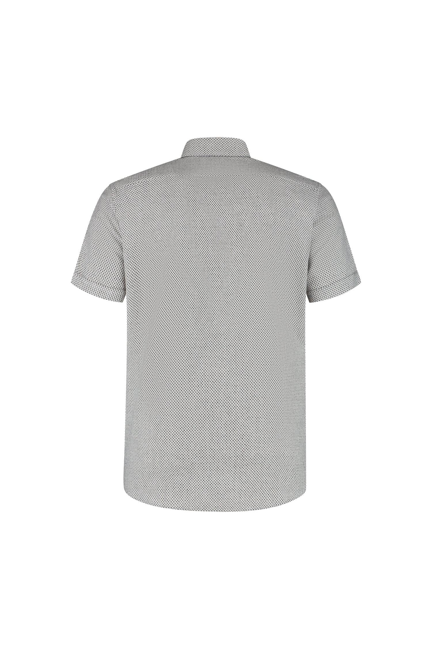 Korte mouw knit figuur wit