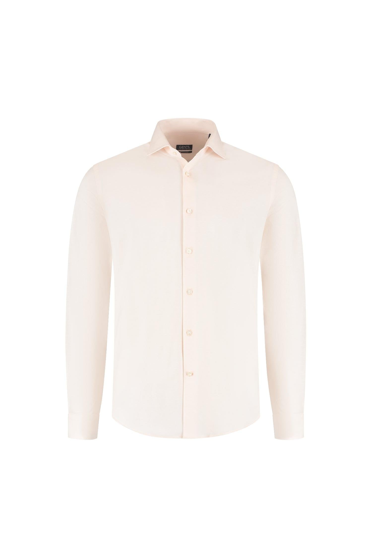 GENTS knit pique lichtroze