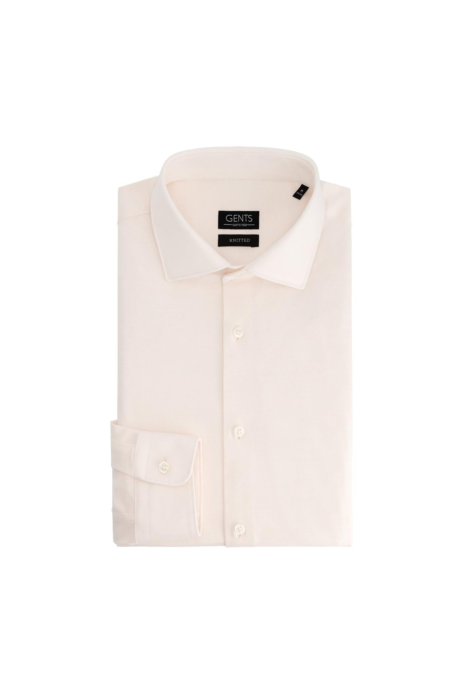 GENTS knit pique lichtroze