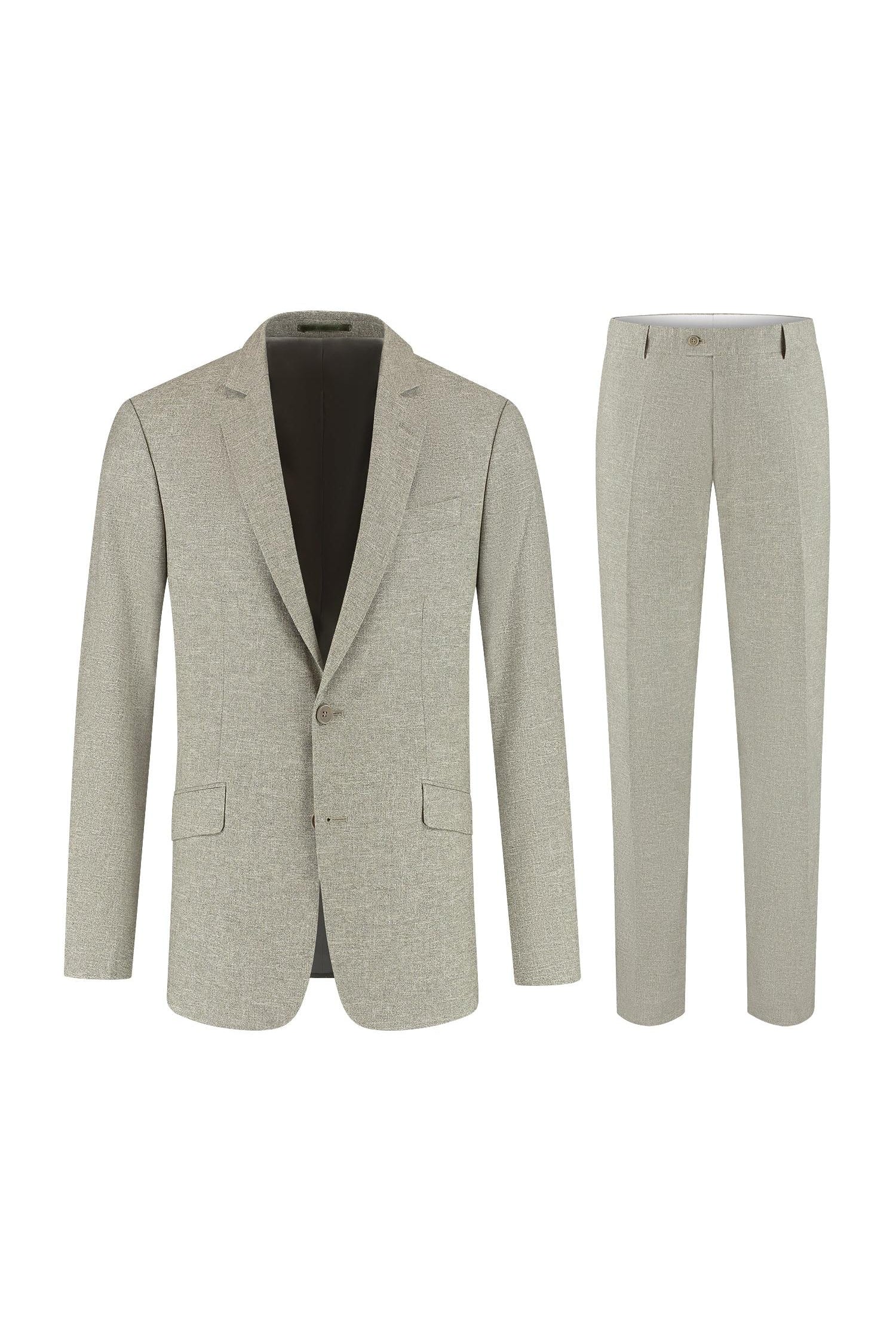 Pak linnen-katoen dauw-groen