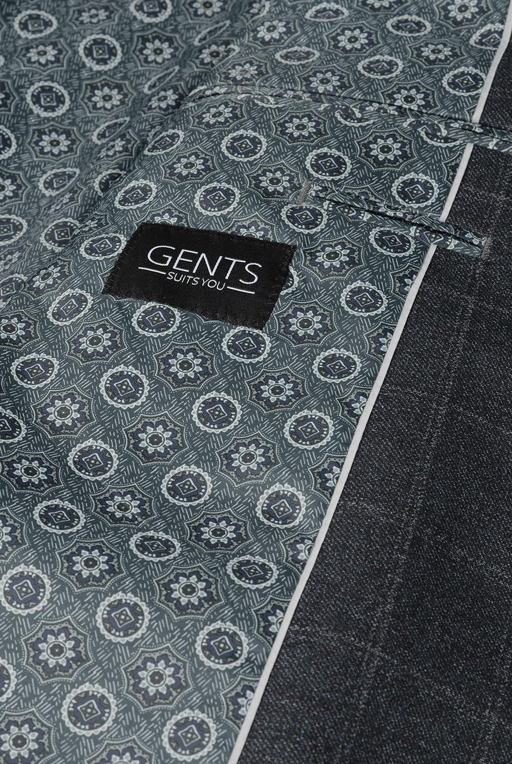 Pak stretch ruit blauw