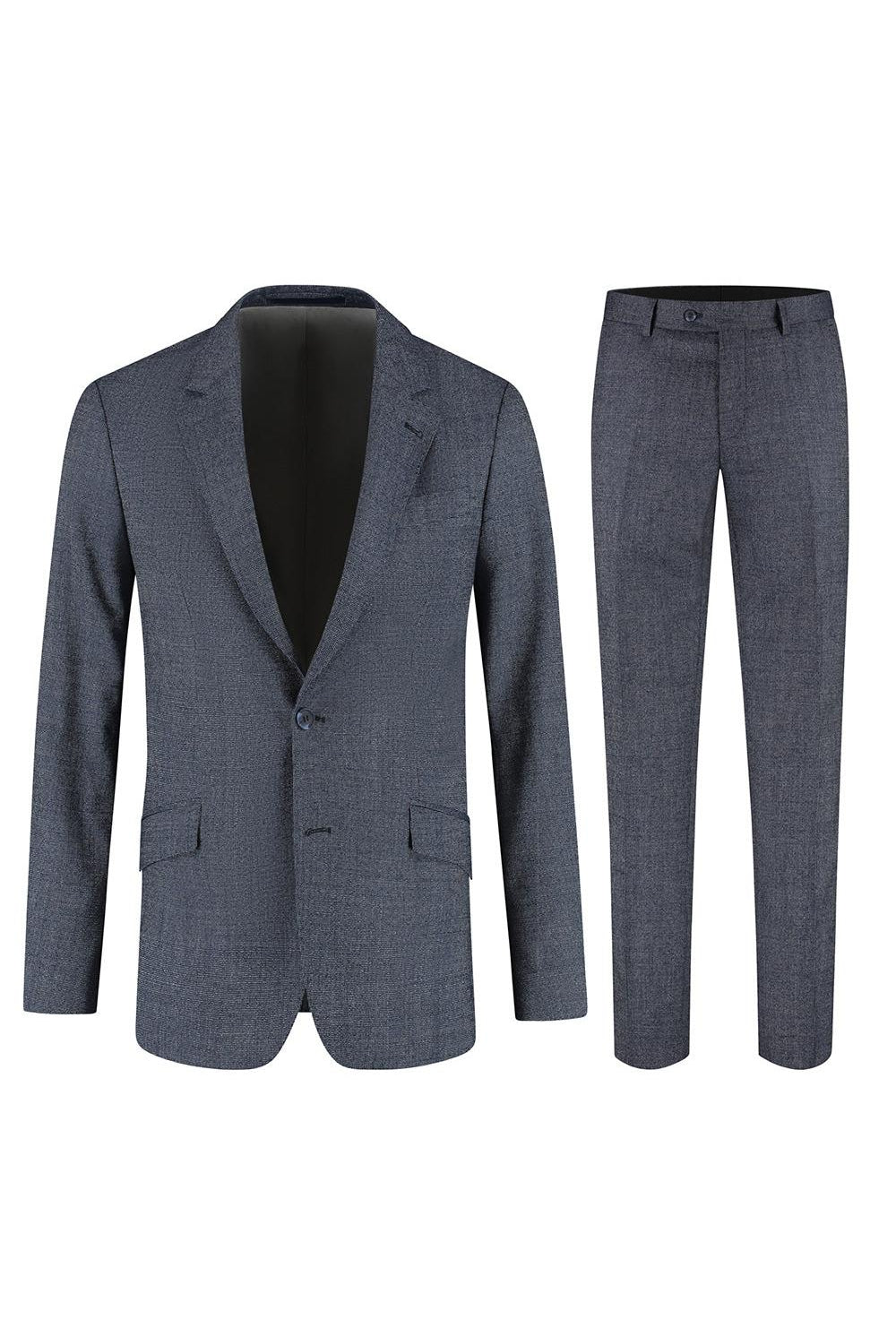 Pak 2-delig nailhead blauw