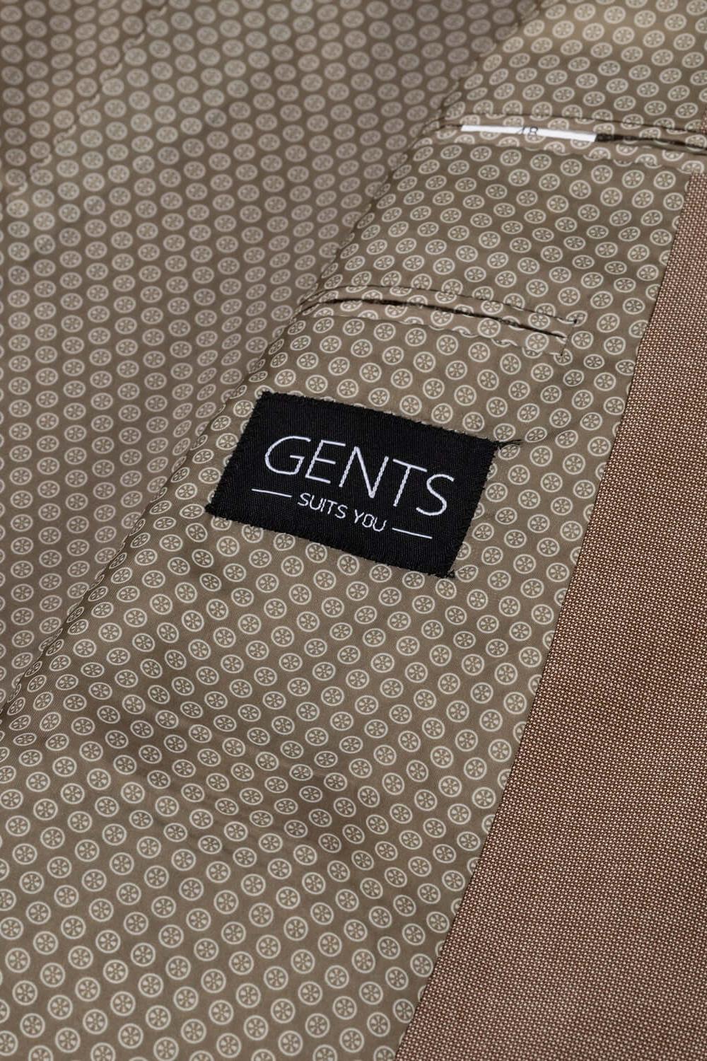 Pak 2-delig Pinhead Brown gemodelleerd binnenvoering met GENTS label en stippenpatroon.