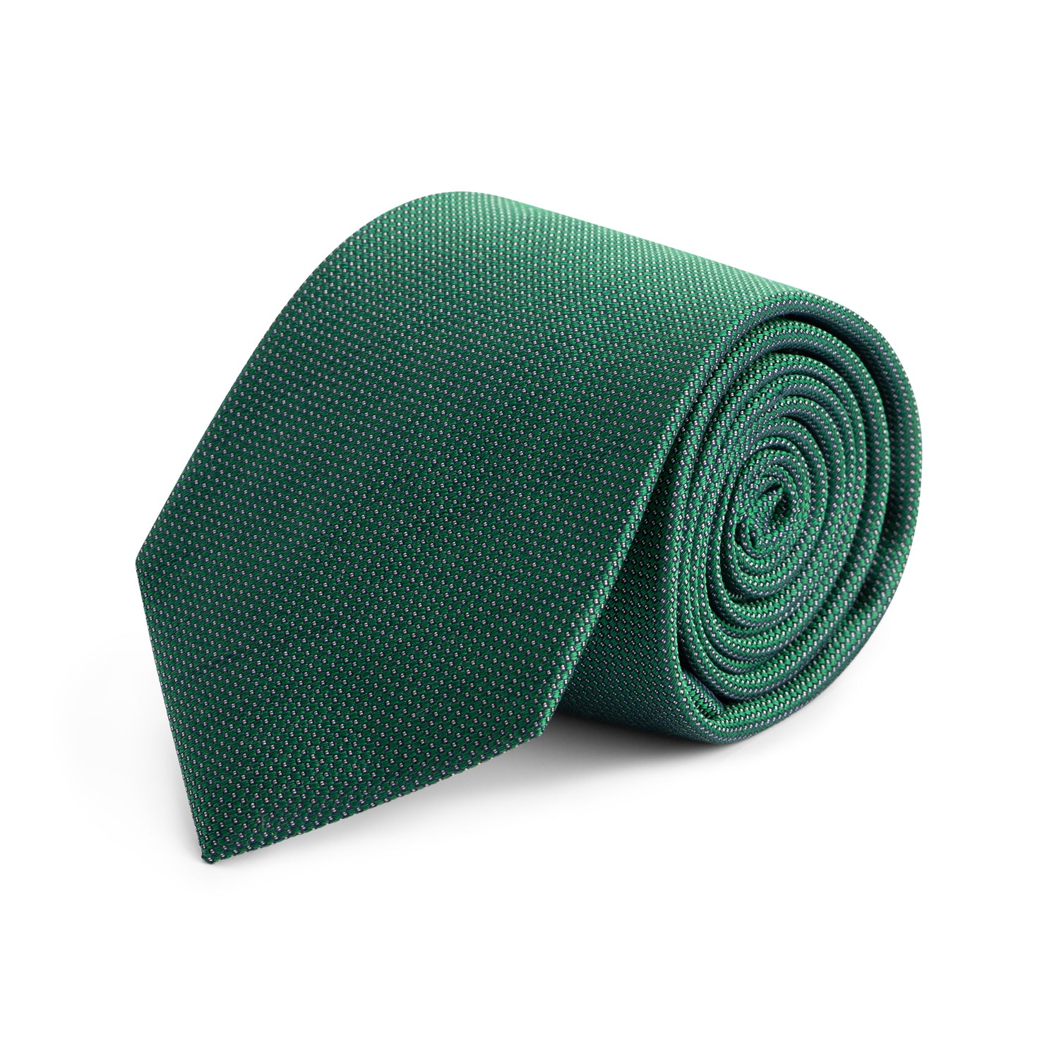 Stropdas zijde structuur groen, groene stropdas met zijde-achtige structuur voor formele gelegenheden.