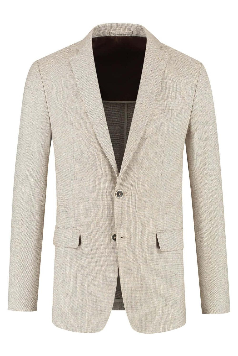 Pak katoen-linnen beige-bruin