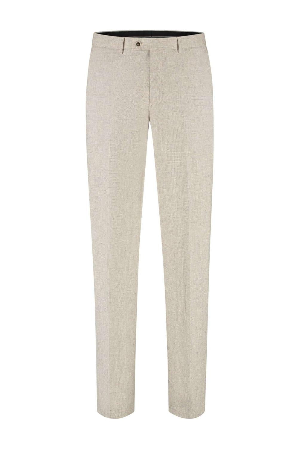 Pak katoen-linnen beige-bruin