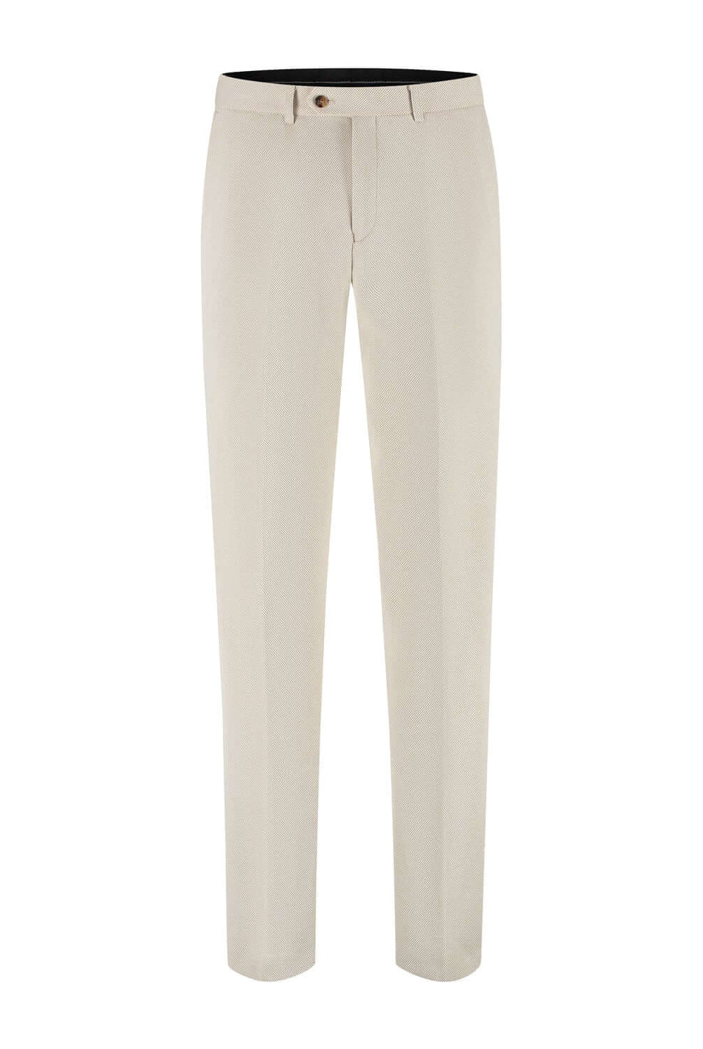 Pantalon stretchkatoen zand