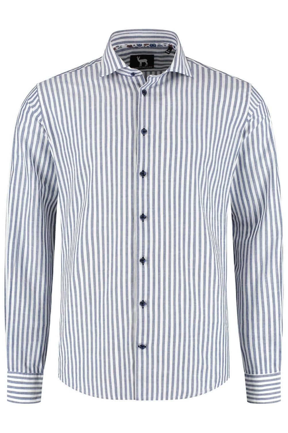 Blumfontain balkstreep navy