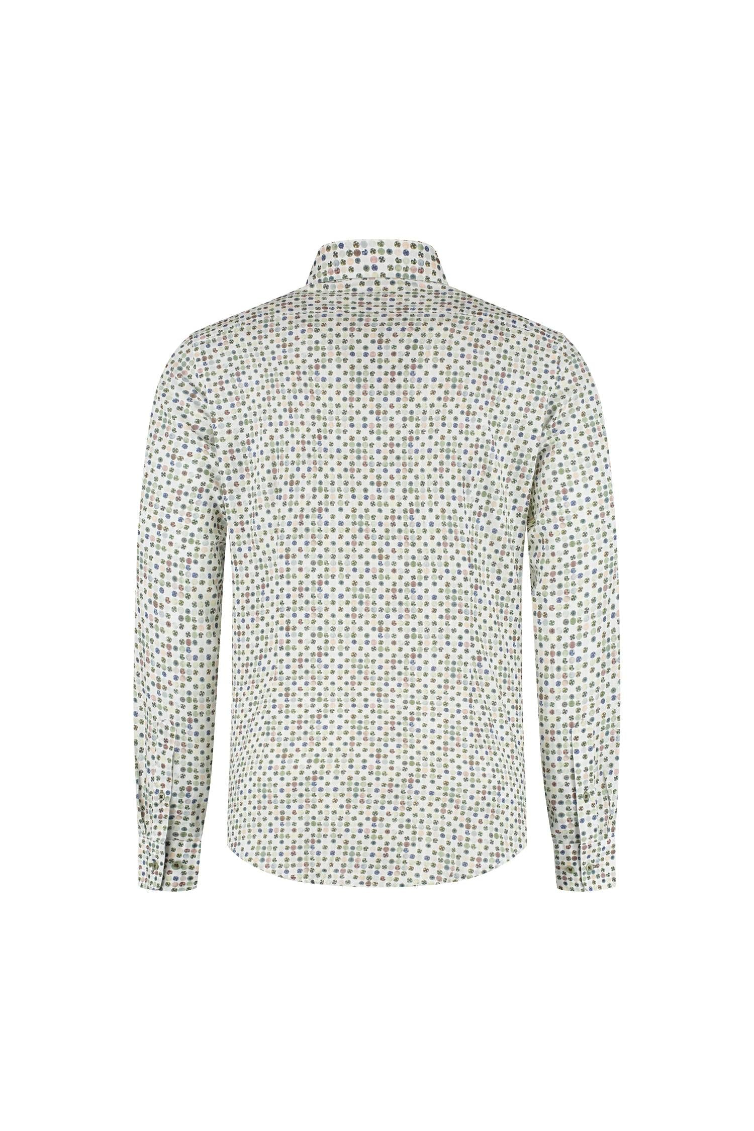 Blumfontain cirkelprint groen