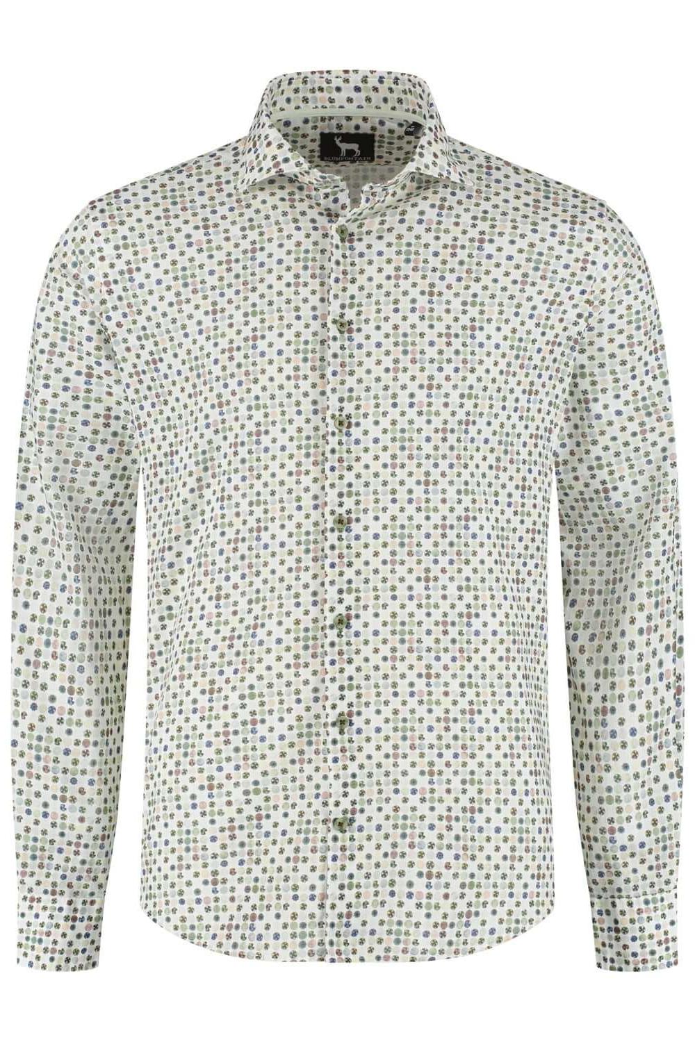 Blumfontain cirkelprint groen