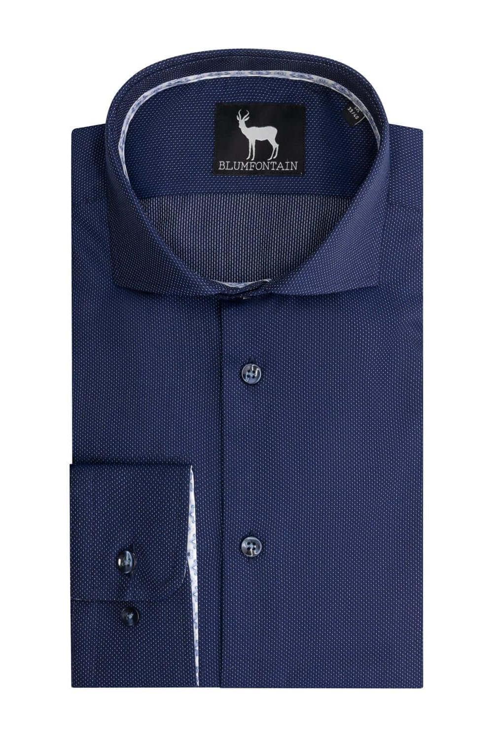 Blumfontain polkadot navy ML7