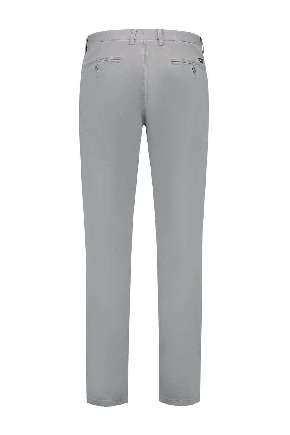 Chino print grijs