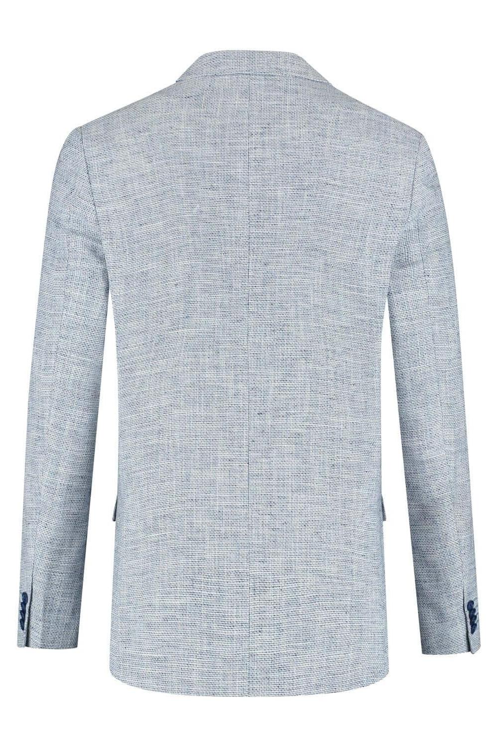 Colbert linnen melange lichtblauw