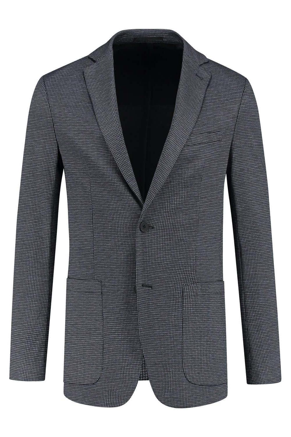 Colbert pied-de-poule navy