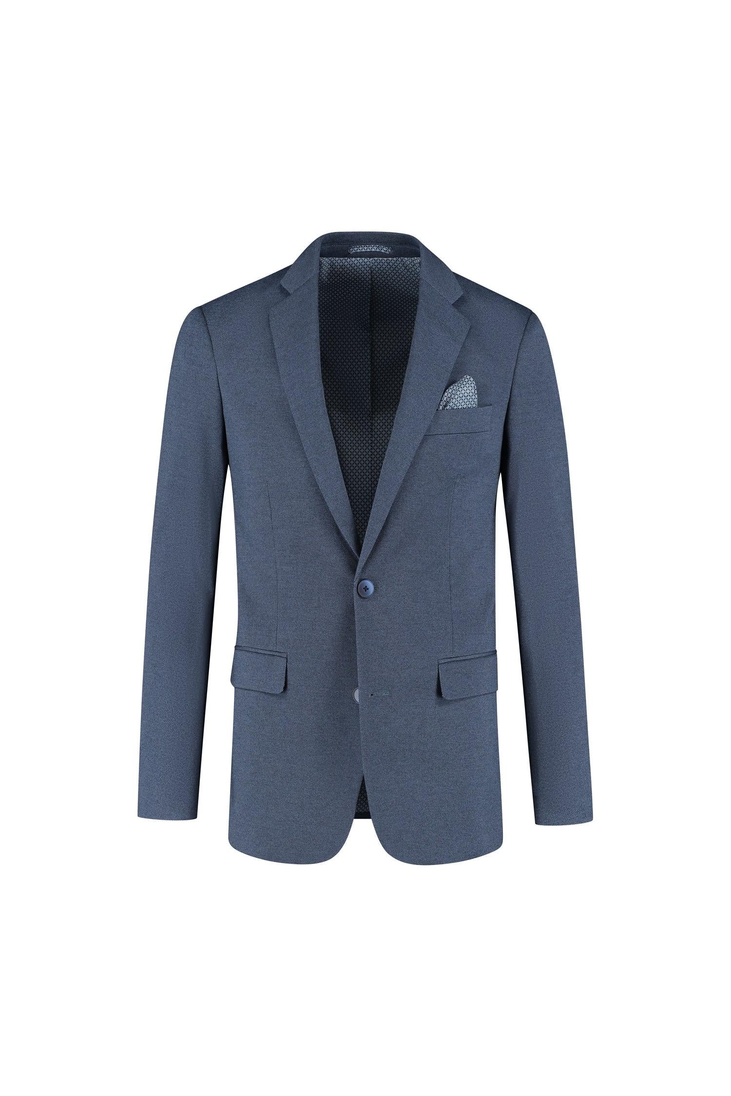 Colbert stretch birdseye blue