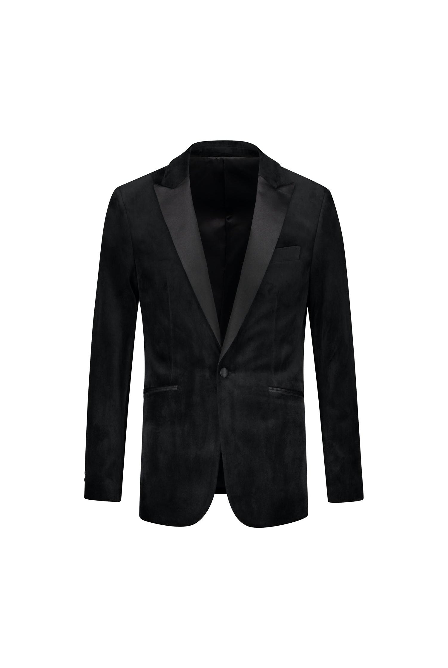 Dinnerjacket velvet zwart