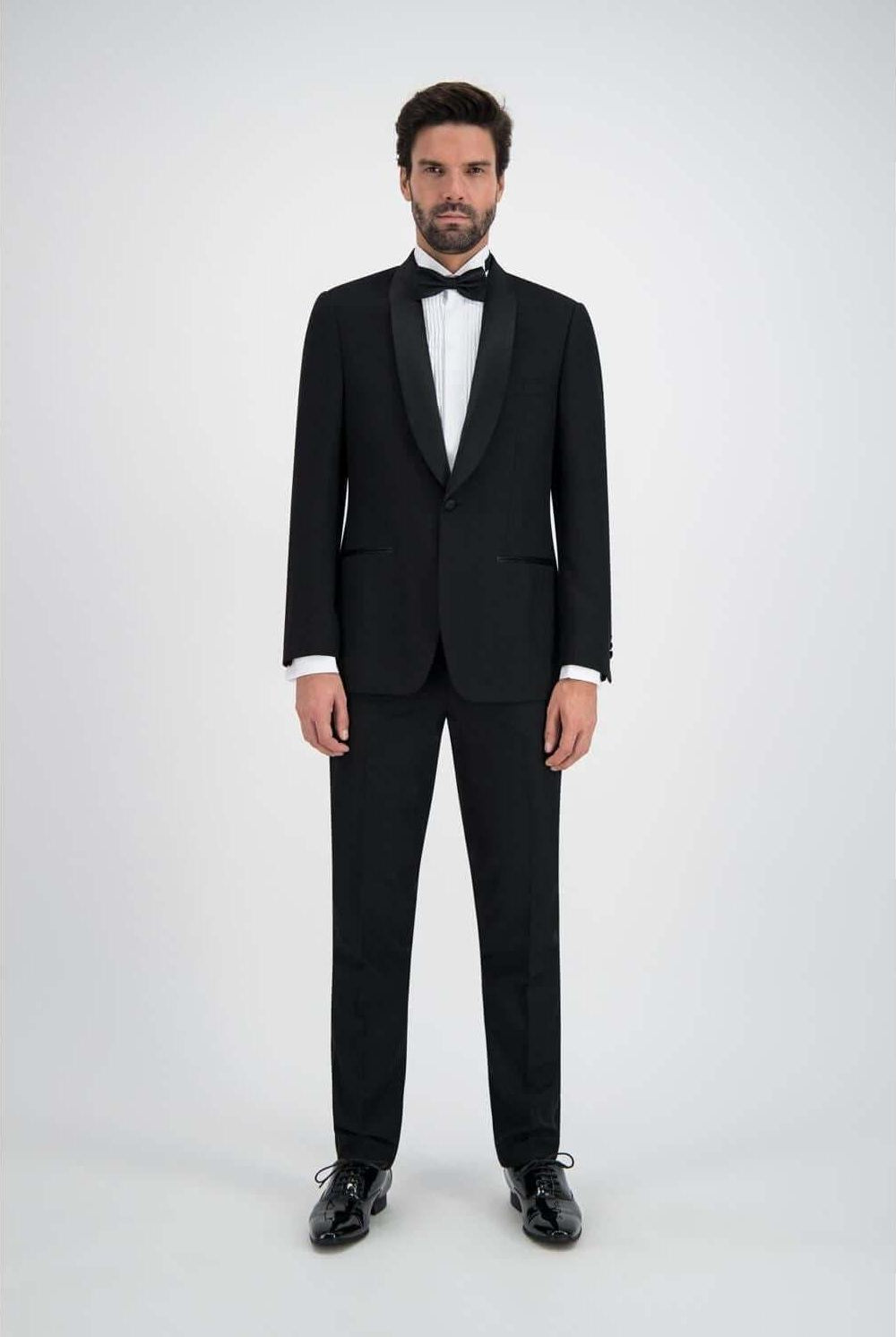 Jas smoking shawl Polyviscose