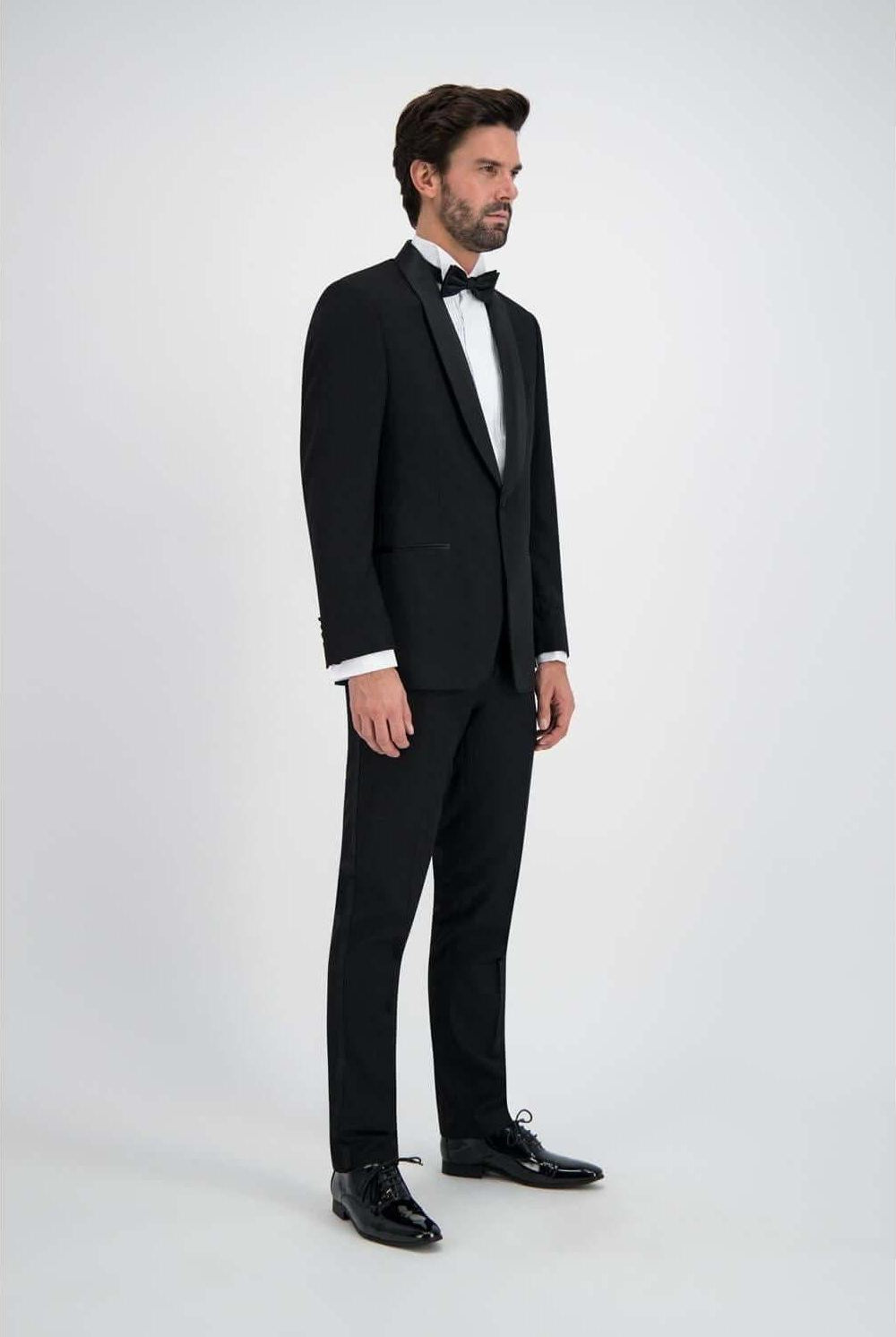 Jas smoking shawl Polywol