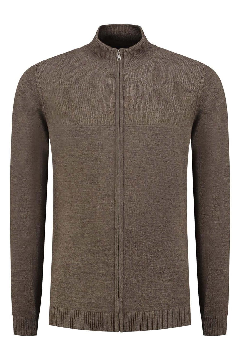 Joseph knit cardigan Donkerbruin