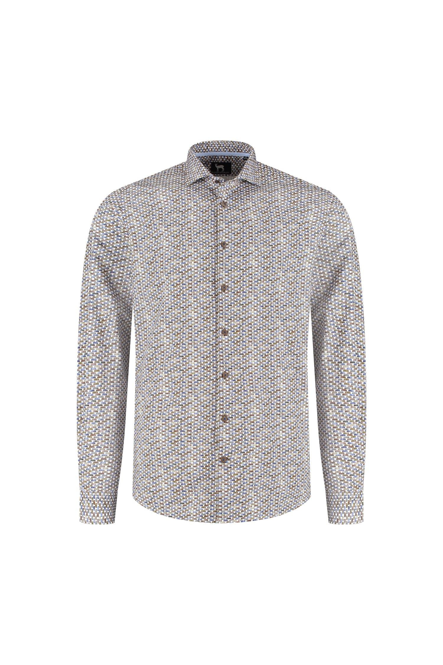 Overhemd Blumfontain schijfprint