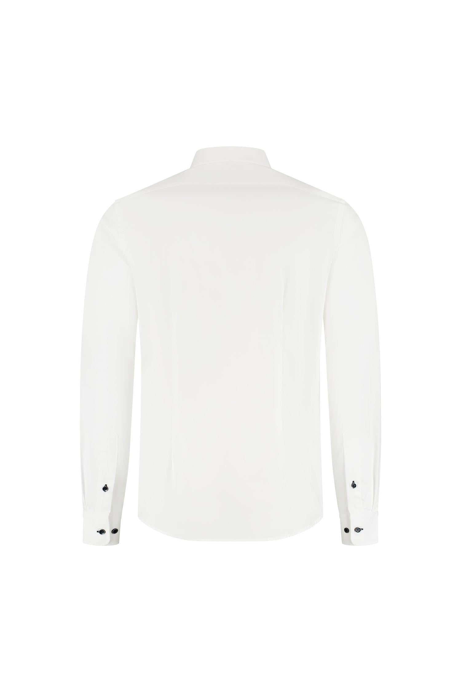 Overhemd Blumfontain uni wit