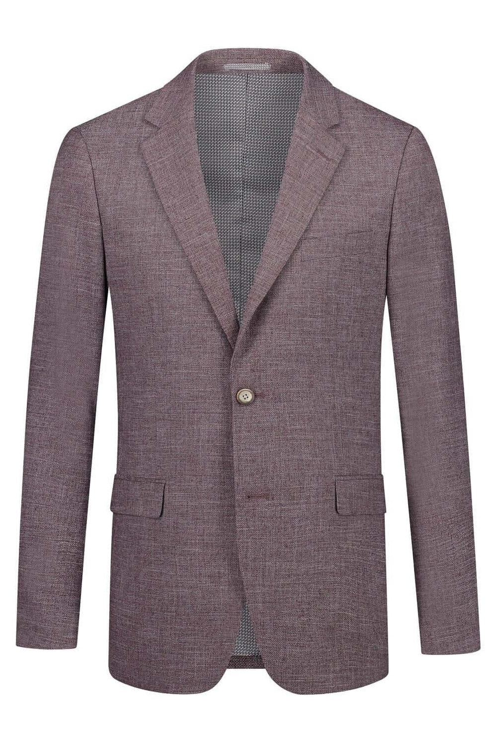 Pak 3-D linnenlook rozijn rood