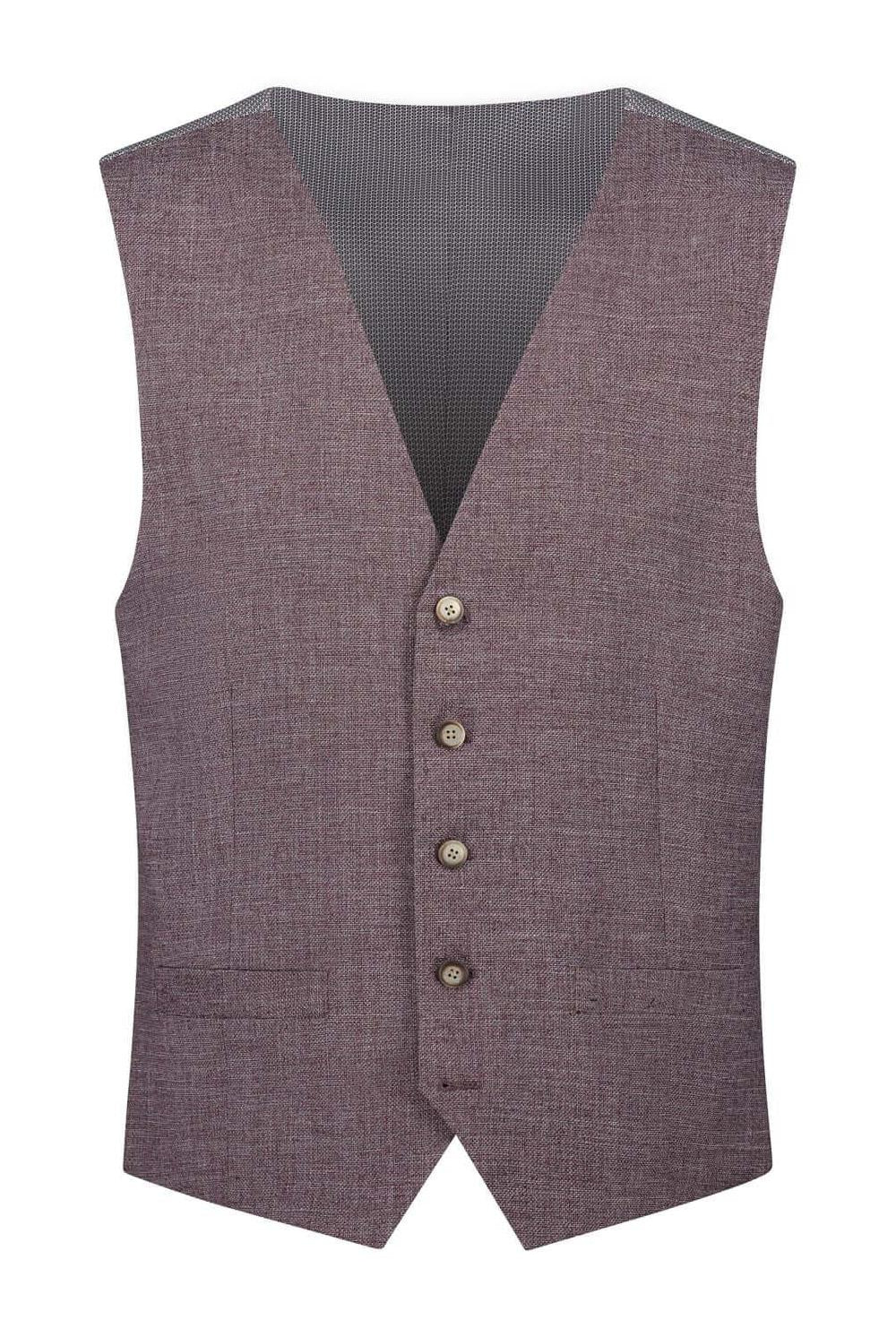 Pak 3-D linnenlook rozijn rood