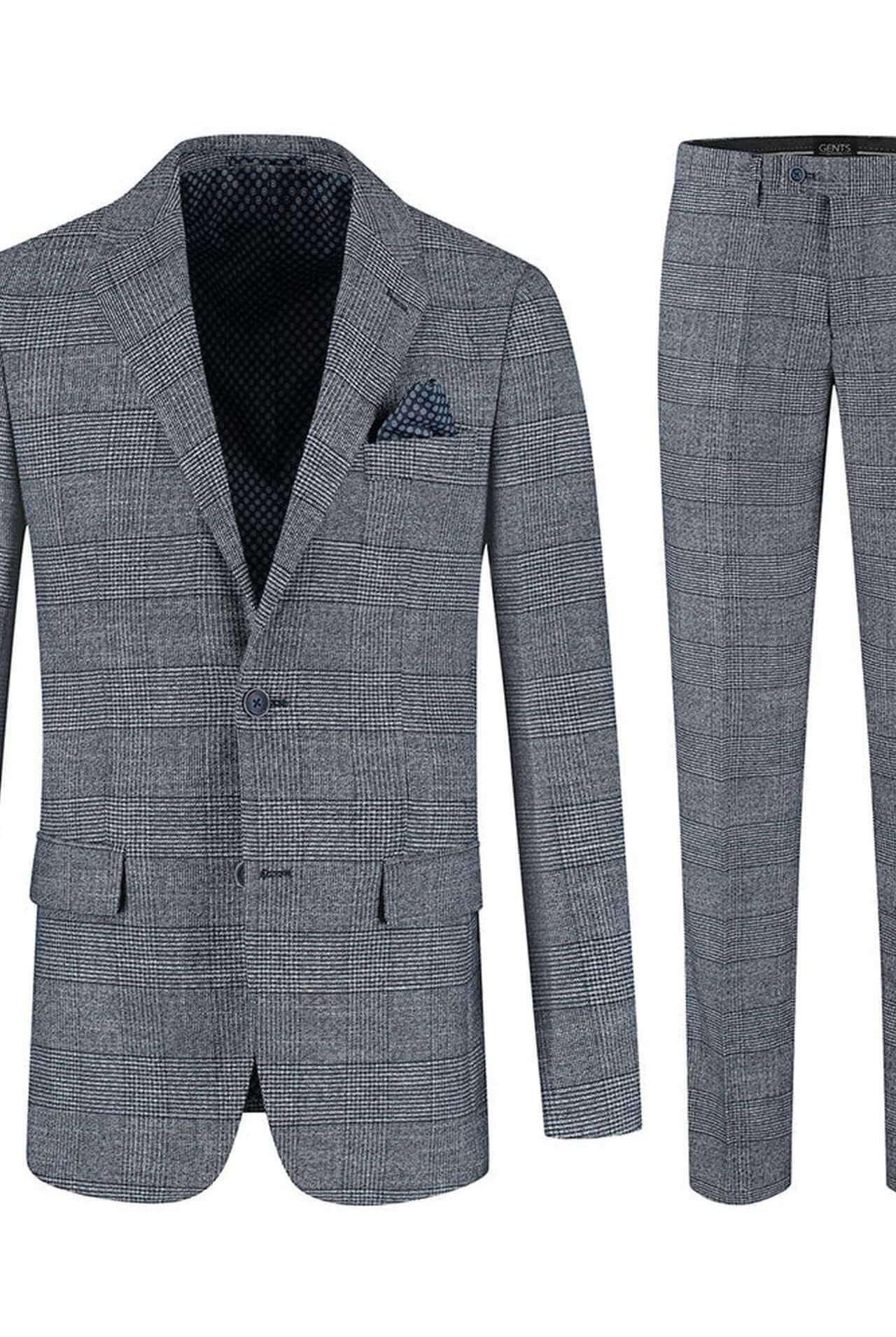 Pak Glen Check blauw