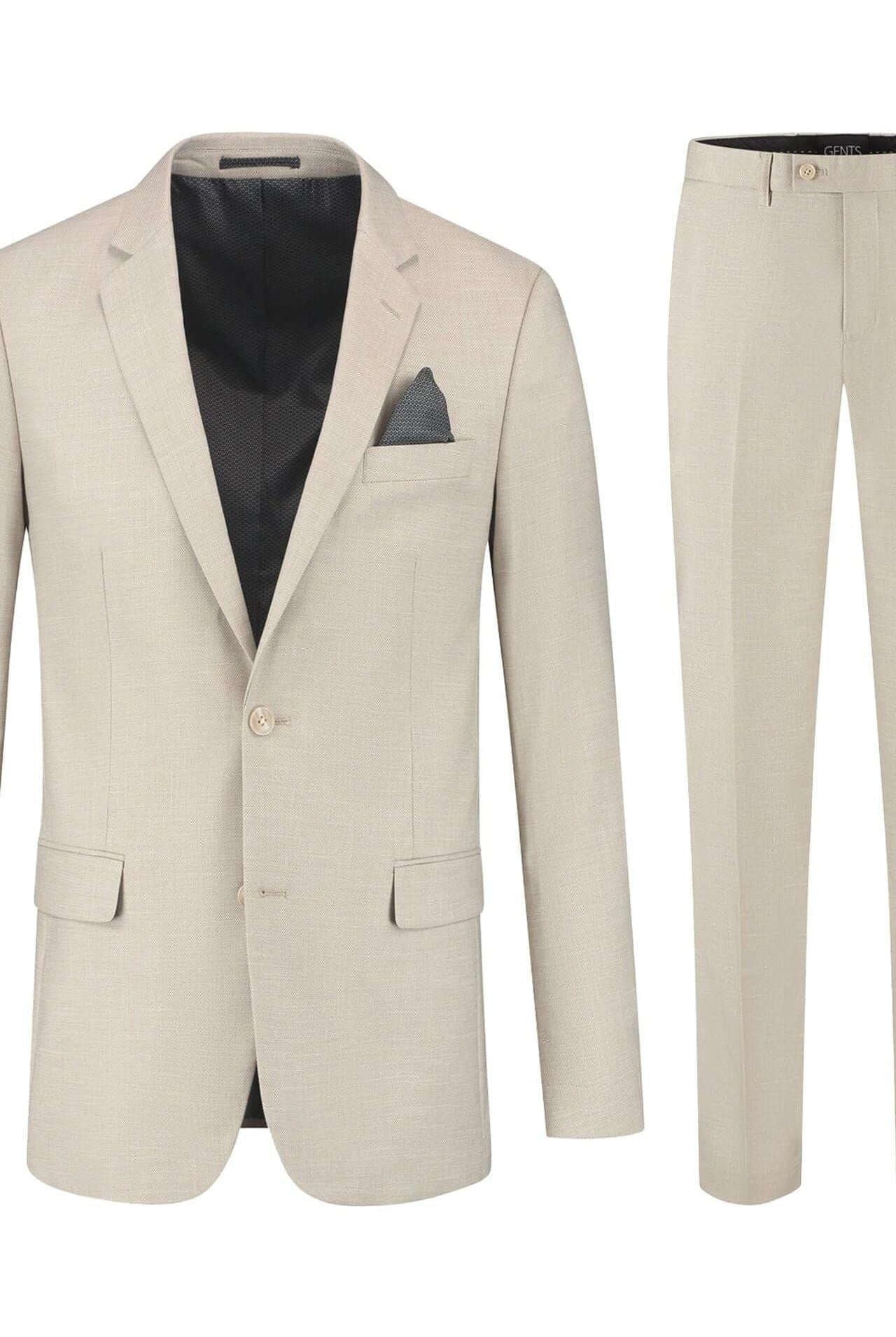 Pak linnenlook zand 2-delig