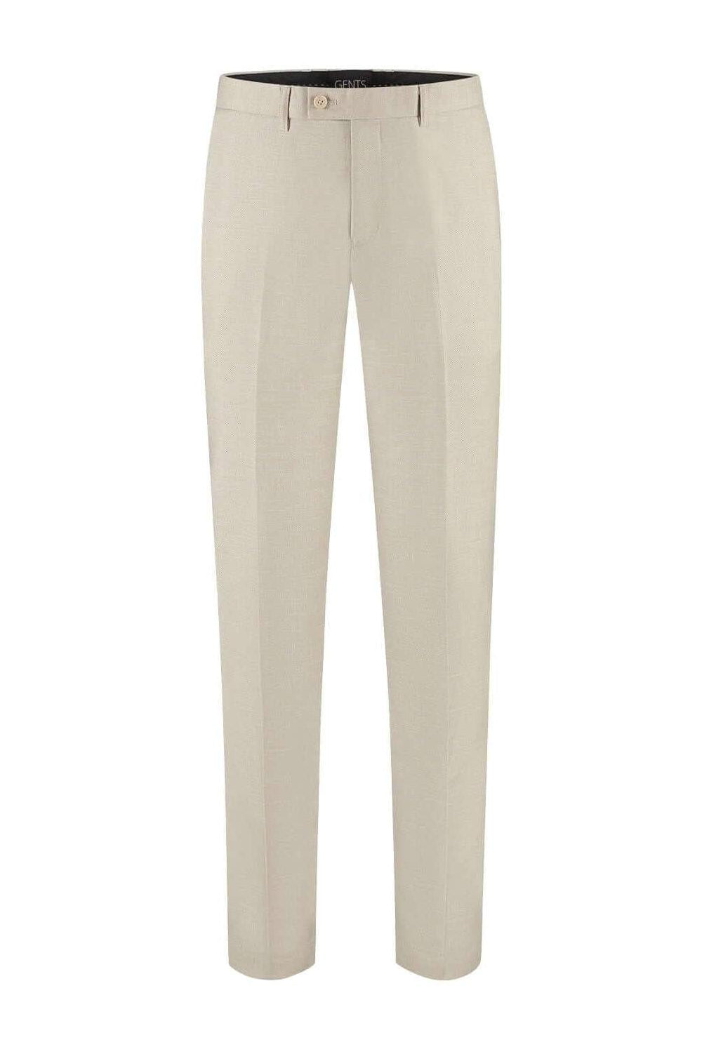 Pantalon linnenlook zand