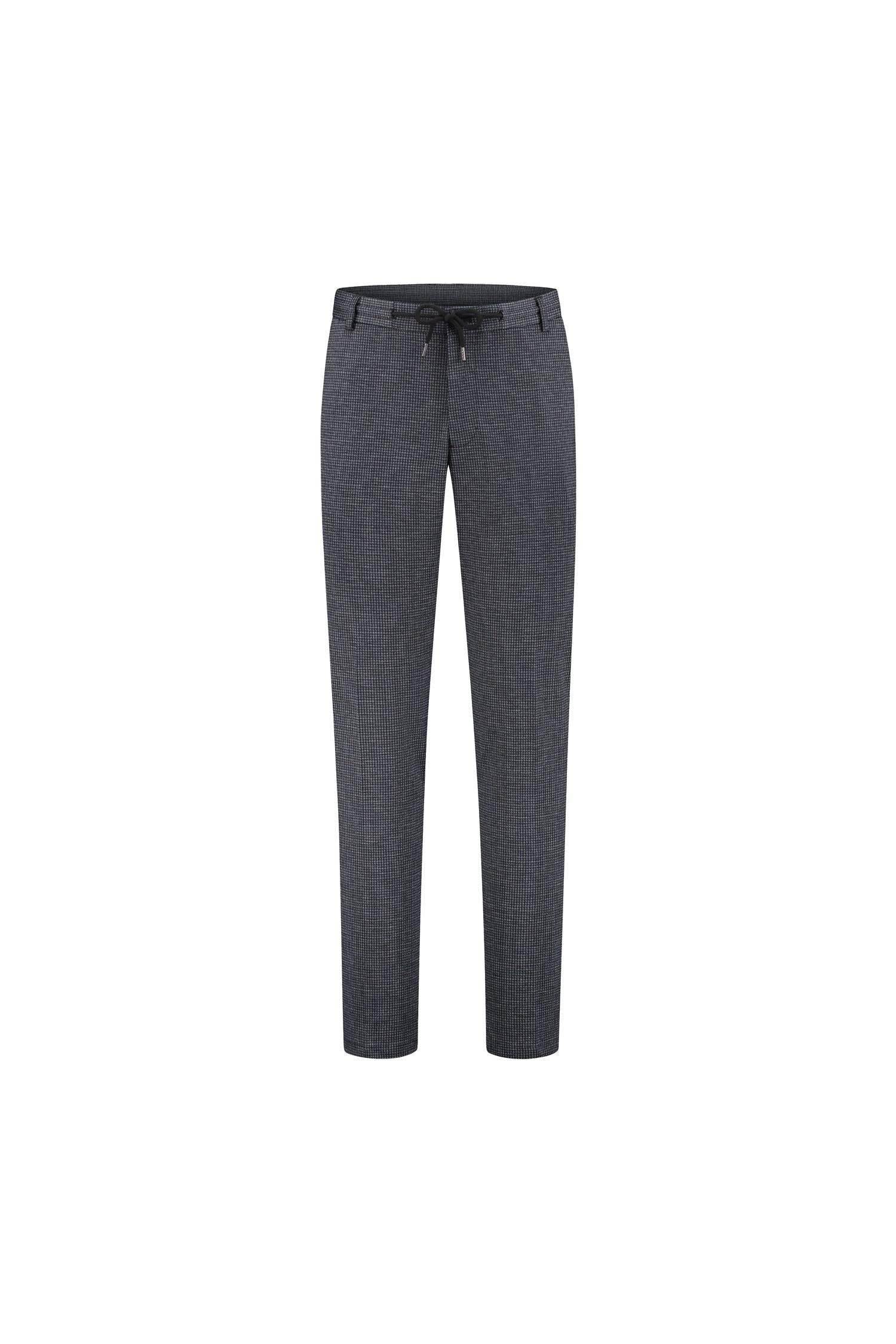 Pantalon pied-de-poule navy