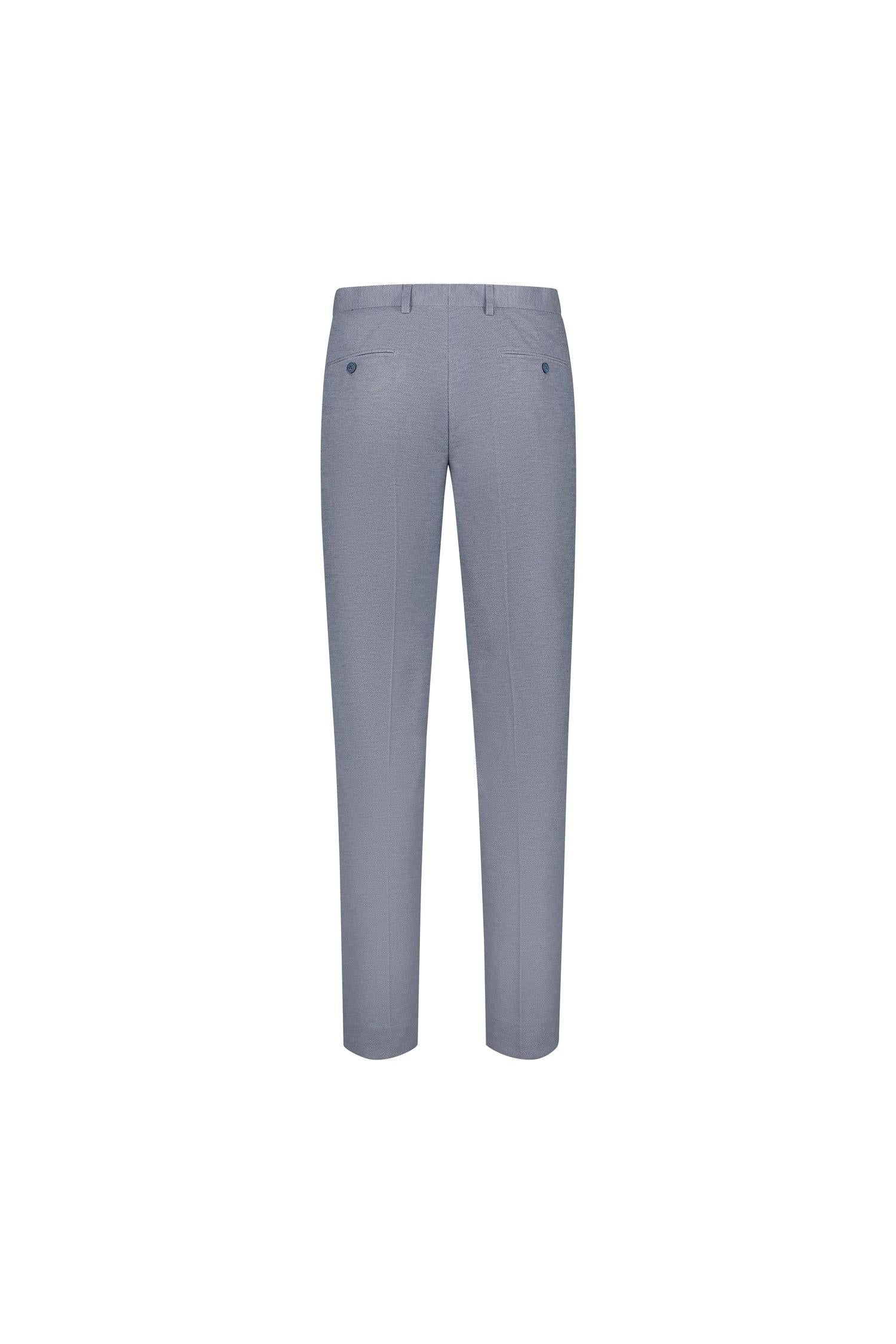 Pantalon stretch blauwgrijs
