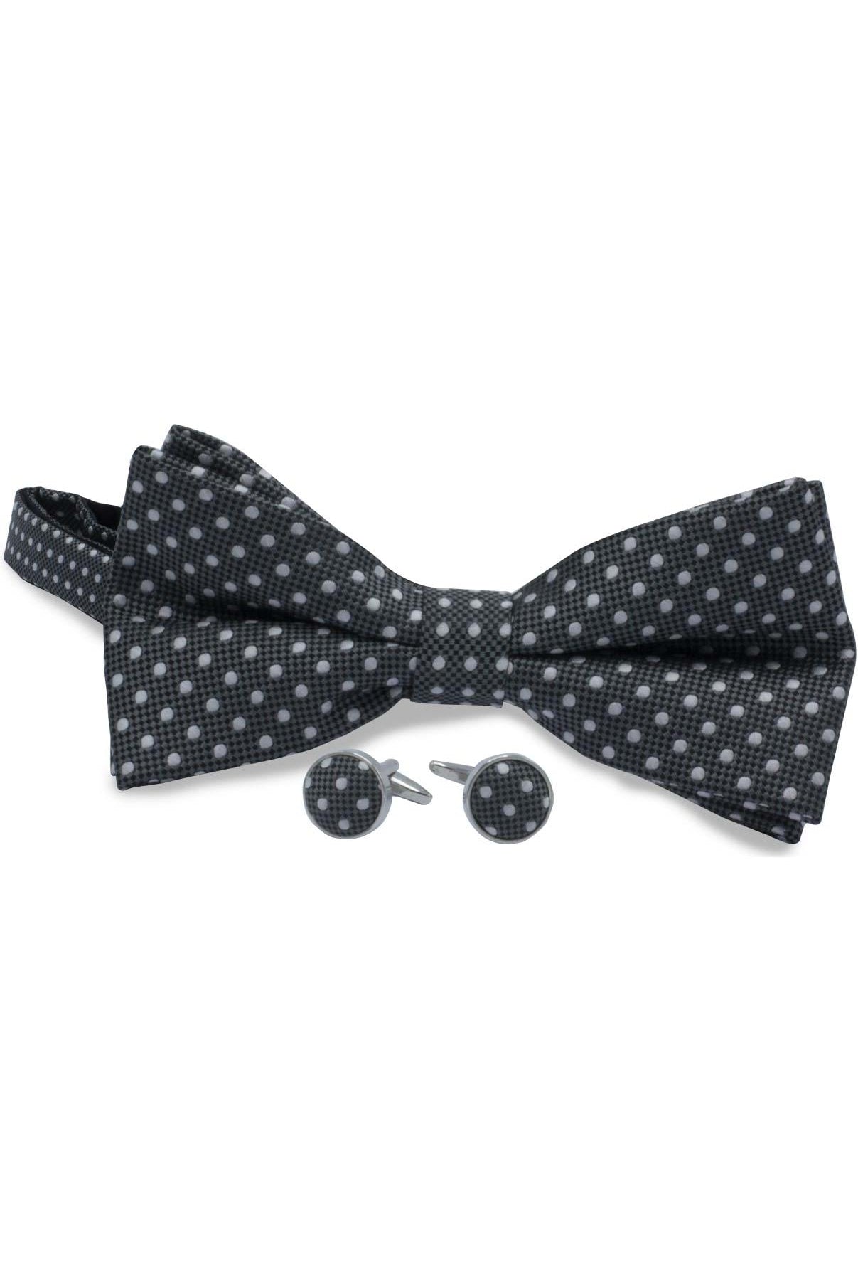 Set strik manchet grijs