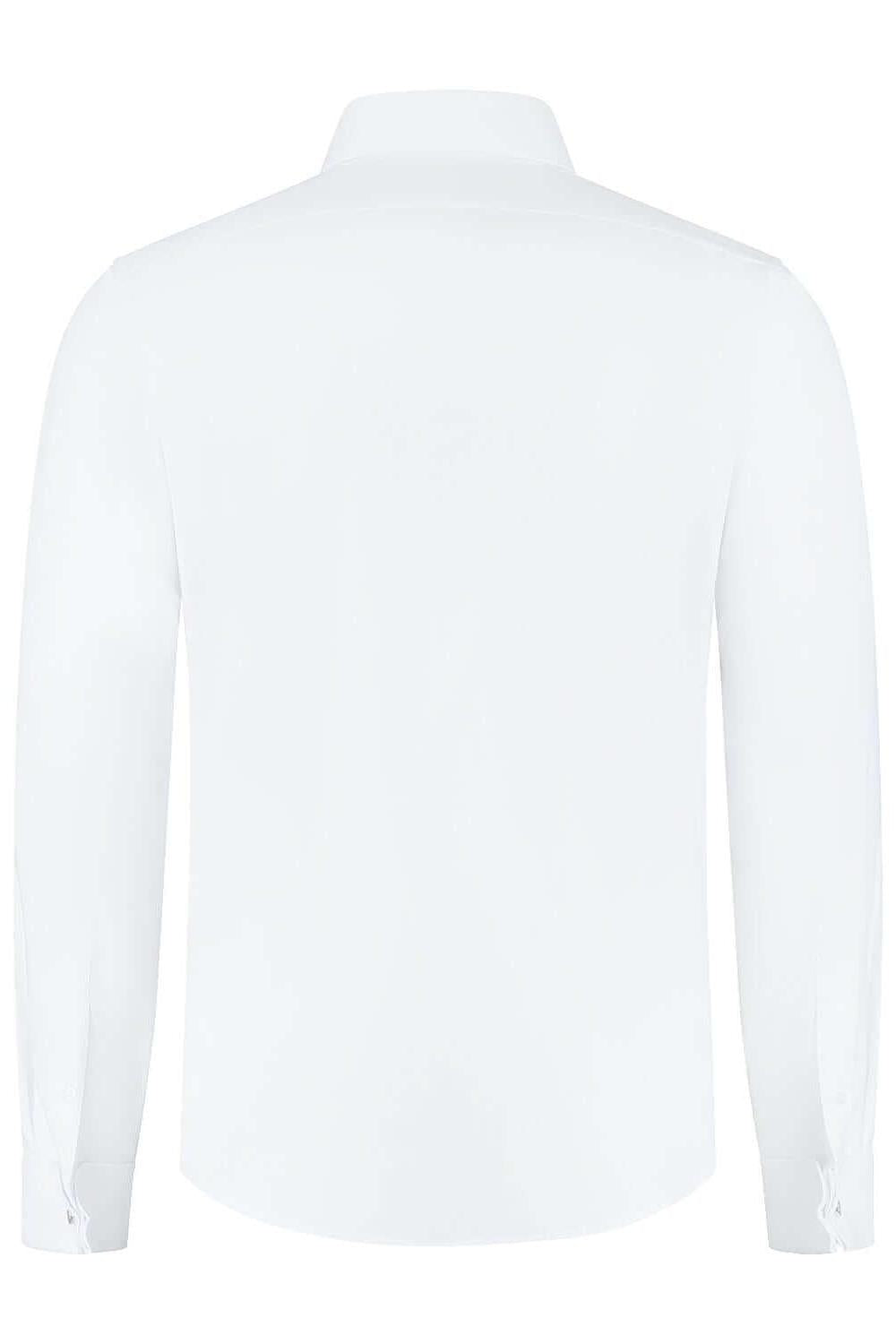 Smoking overhemd plat glad