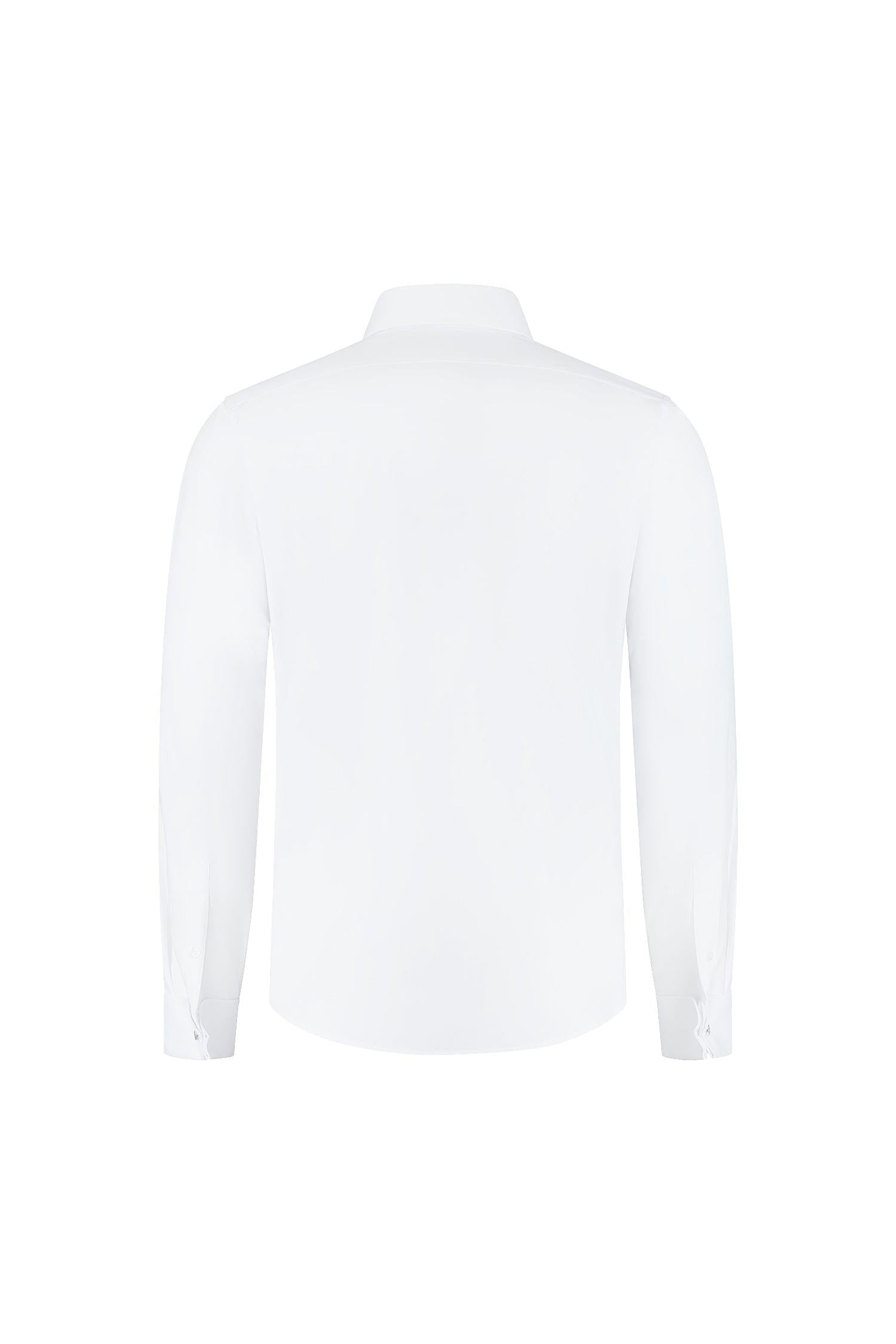 Smoking overhemd plat glad