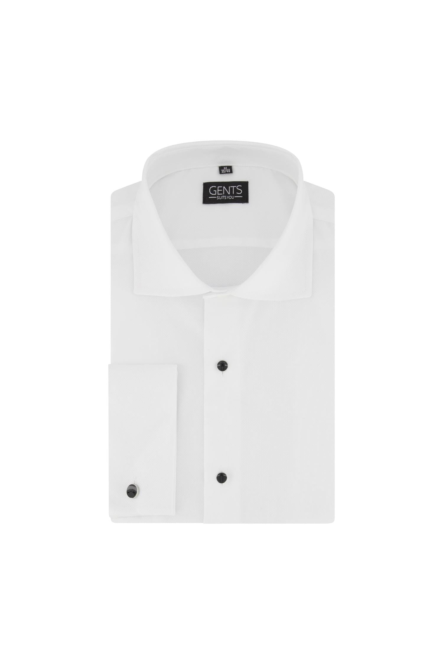 Smoking overhemd structuur studs