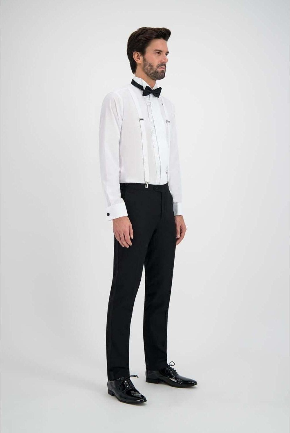 Smoking overhemd vadermoord plisse