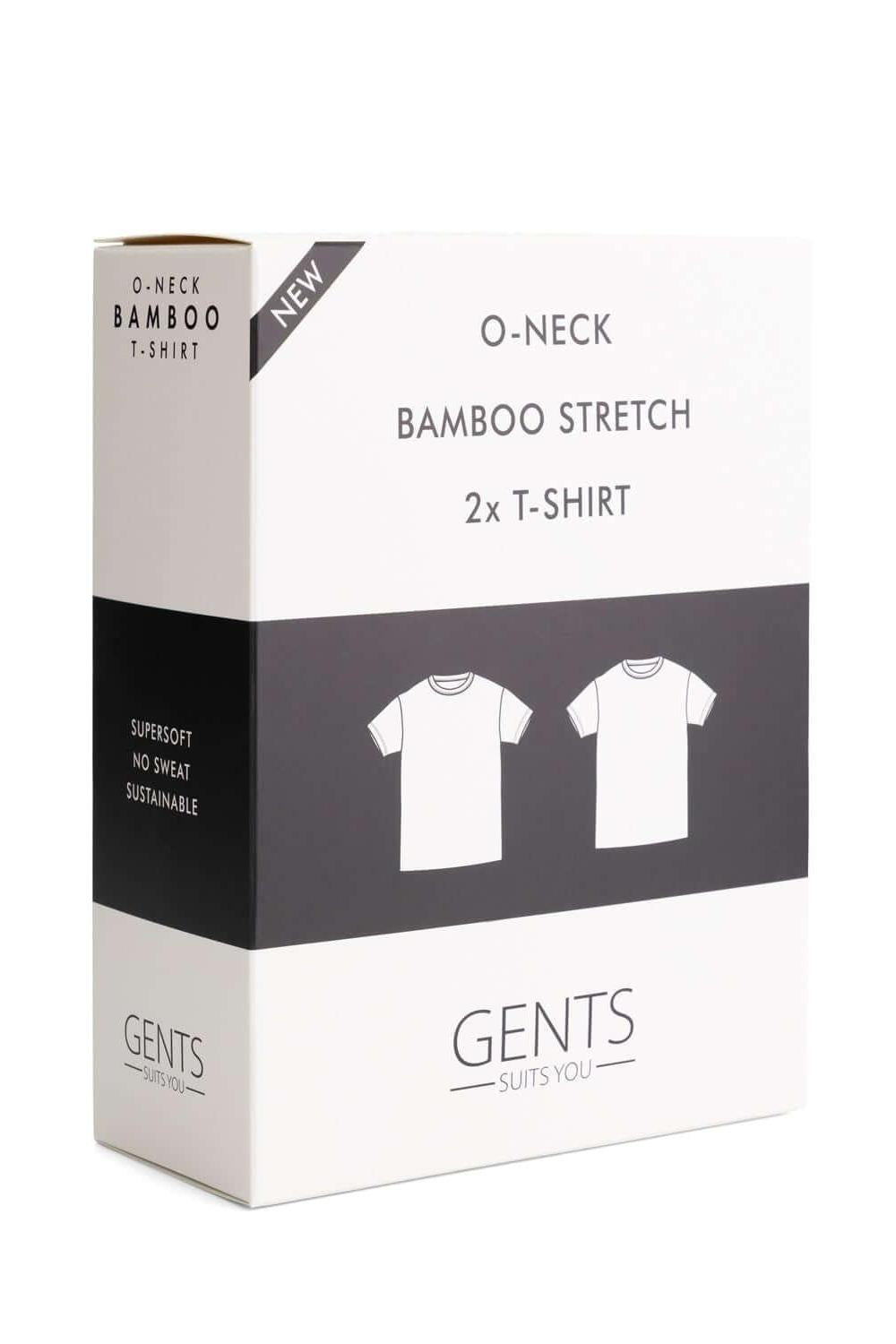 T-shirts 2 pack bamboe O-hals