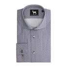 bloemprint blauwpaars - Gents