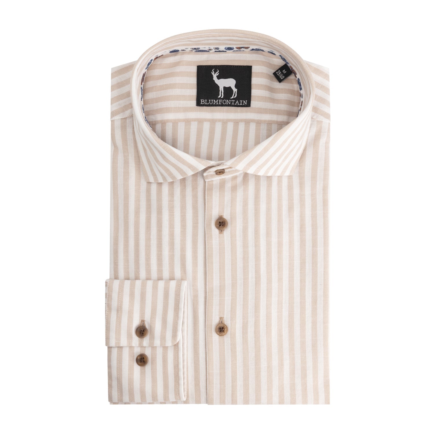 Blumfontain balkstreep beige - Gents