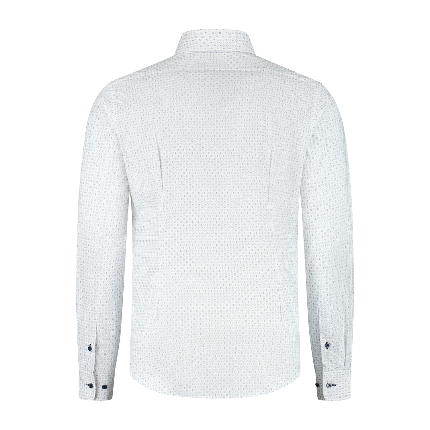 Blumfontain bloemprint lichtblauw - Gents