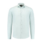 Blumfontain linnenprint uni groen - blauw - Gents