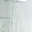 Blumfontain linnenprint uni groen - blauw - Gents