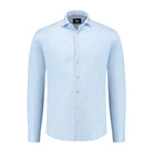 Blumfontain linnenprint uni lichtblauw - Gents