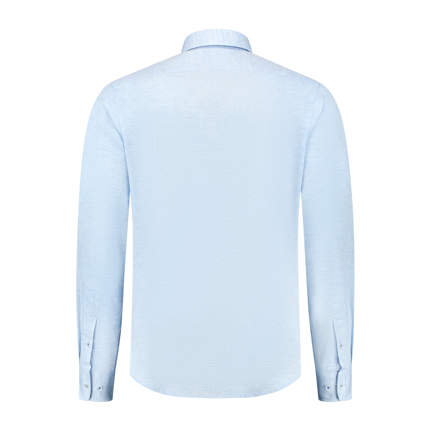 Blumfontain linnenprint uni lichtblauw - Gents